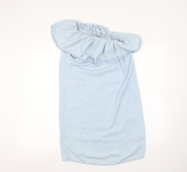 New Look Womens Blue   Basic T-Shirt Size 8