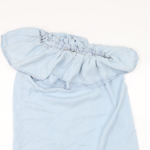 New Look Womens Blue   Basic T-Shirt Size 8