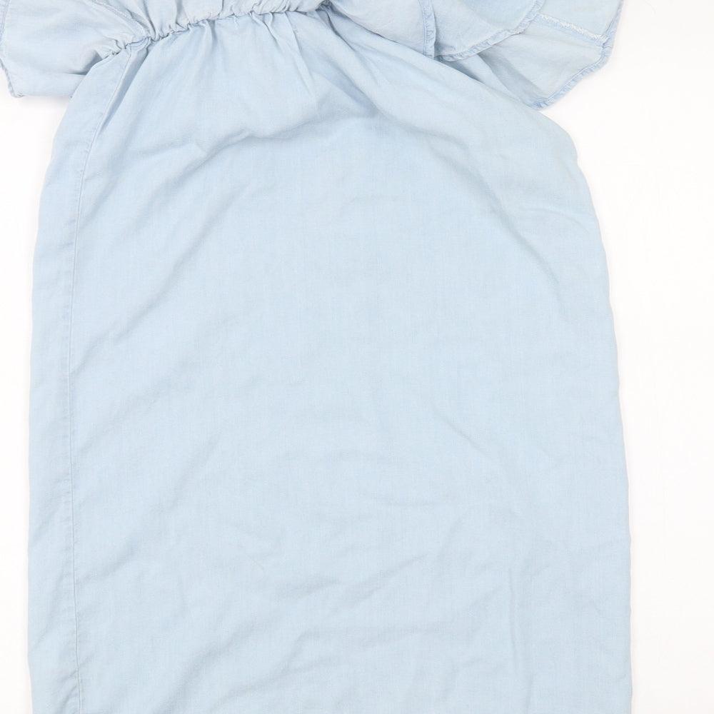 New Look Womens Blue   Basic T-Shirt Size 8