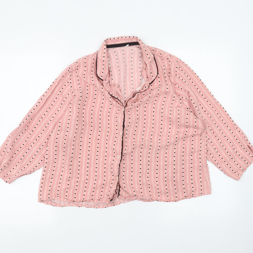 Atmosphere Womens Pink   Basic Button-Up Size 16