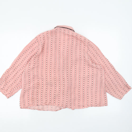 Atmosphere Womens Pink   Basic Button-Up Size 16