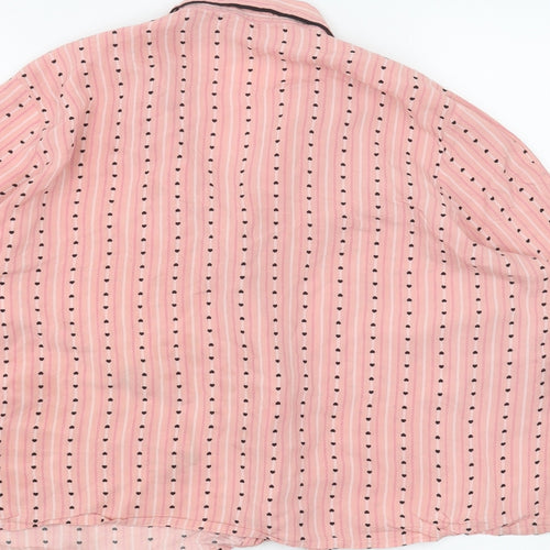 Atmosphere Womens Pink   Basic Button-Up Size 16
