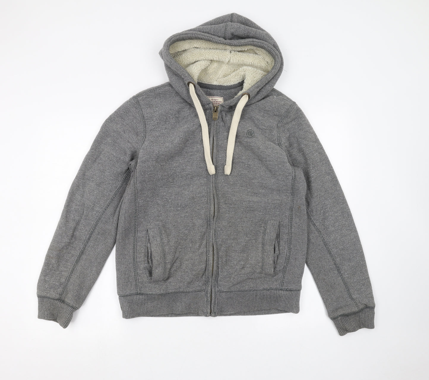 Fat Face Mens Grey   Full Zip Hoodie Size S