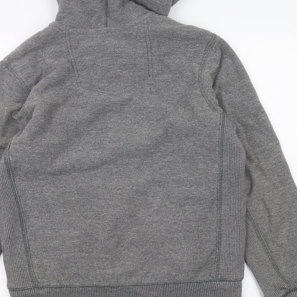 Fat Face Mens Grey   Full Zip Hoodie Size S