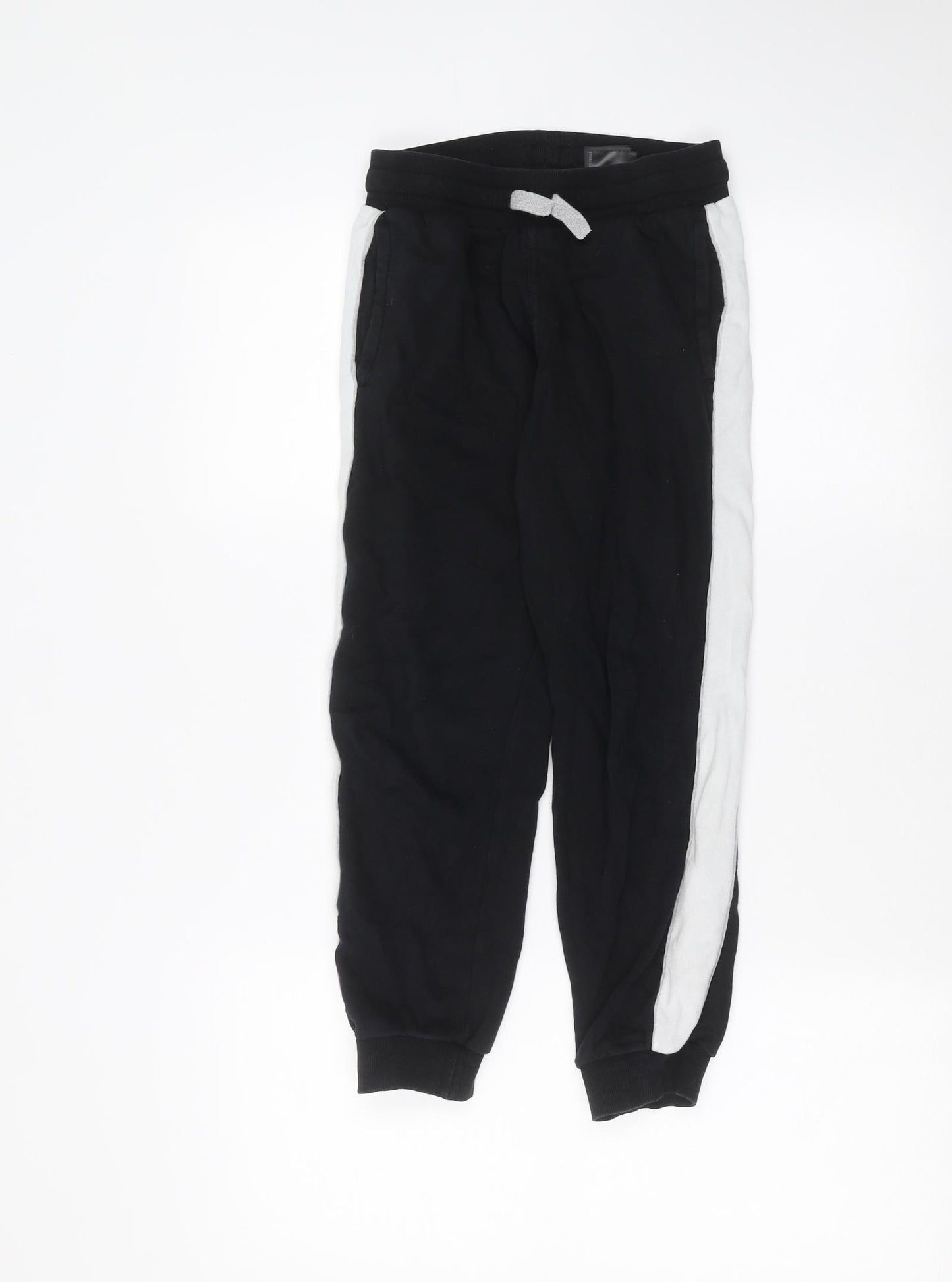 H&M Boys Black   Sweatpants Trousers Size 9-10 Years
