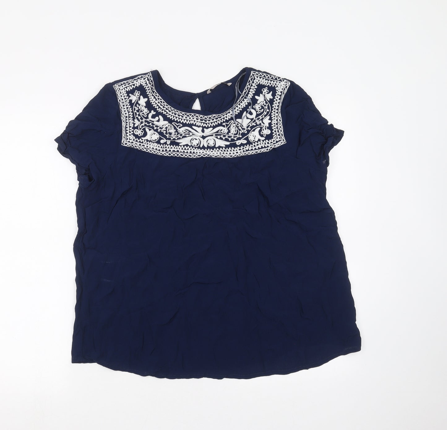 TU Womens Blue   Basic Blouse Size 18