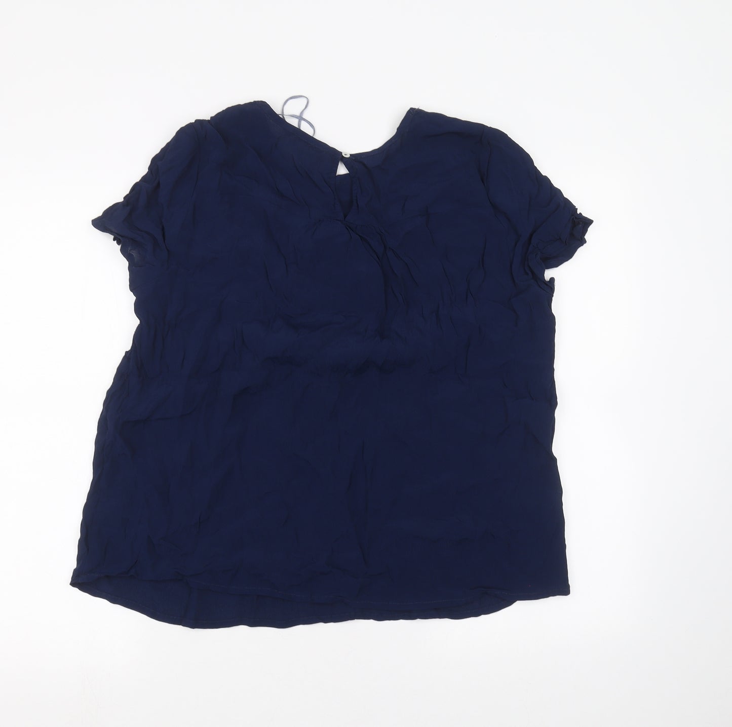 TU Womens Blue   Basic Blouse Size 18