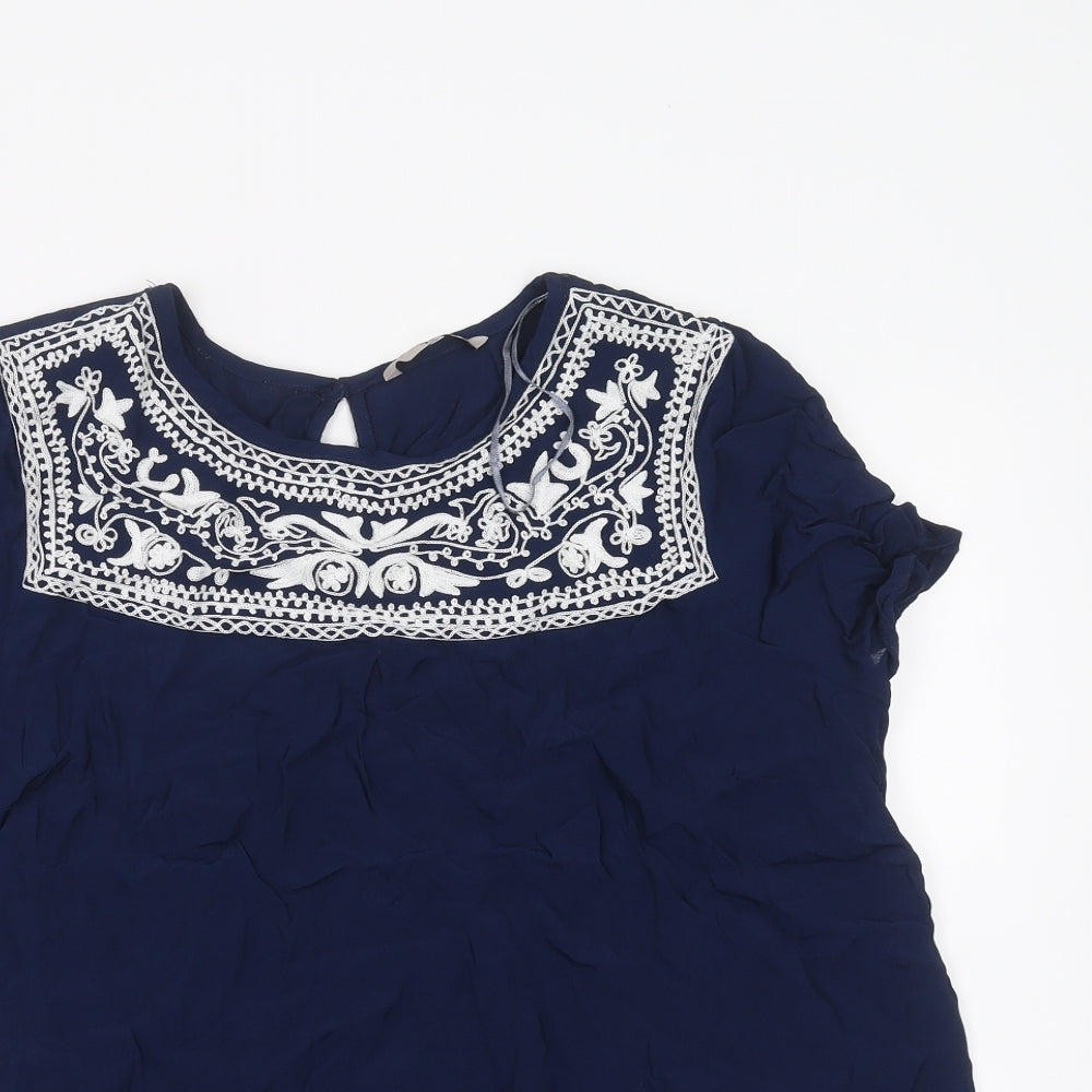 TU Womens Blue   Basic Blouse Size 18