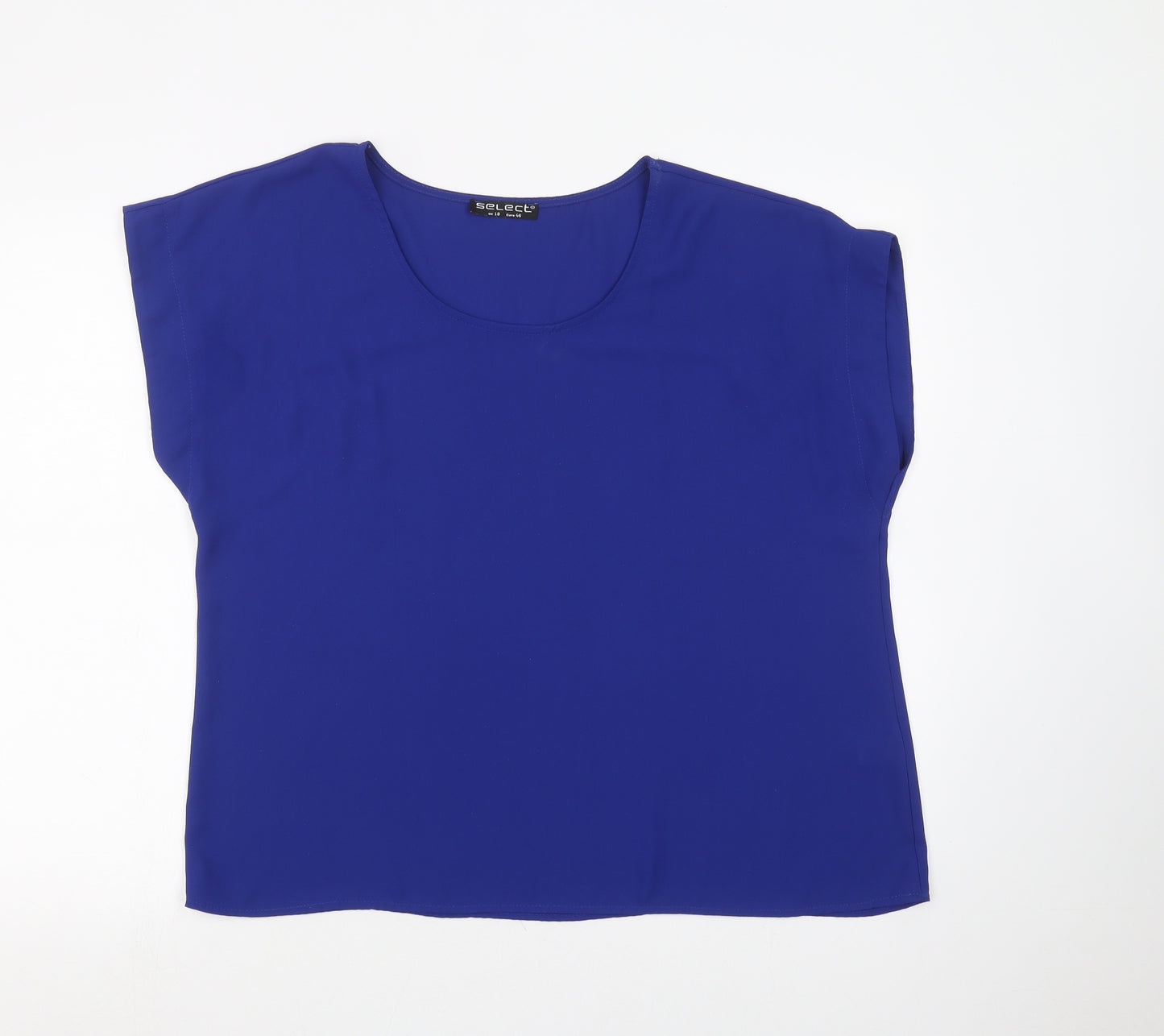Select Womens Blue   Basic T-Shirt Size 18