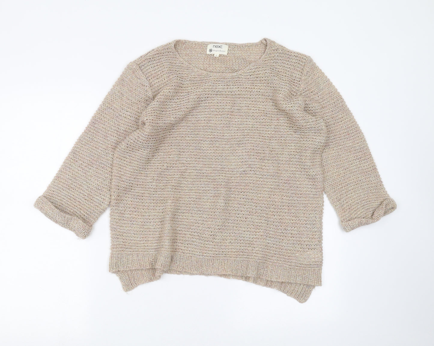 NEXT Womens Brown   Pullover Jumper Size 14