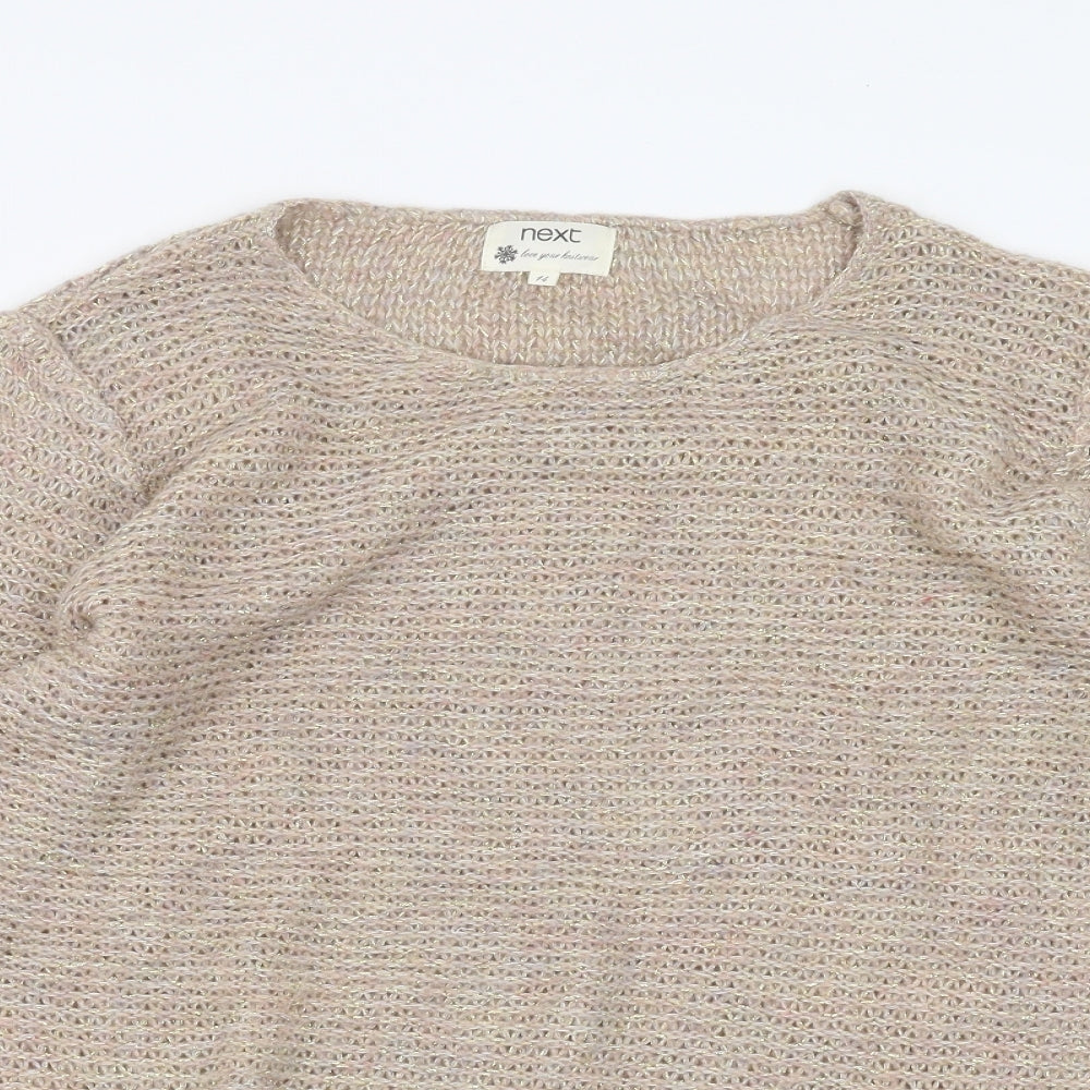 NEXT Womens Brown   Pullover Jumper Size 14