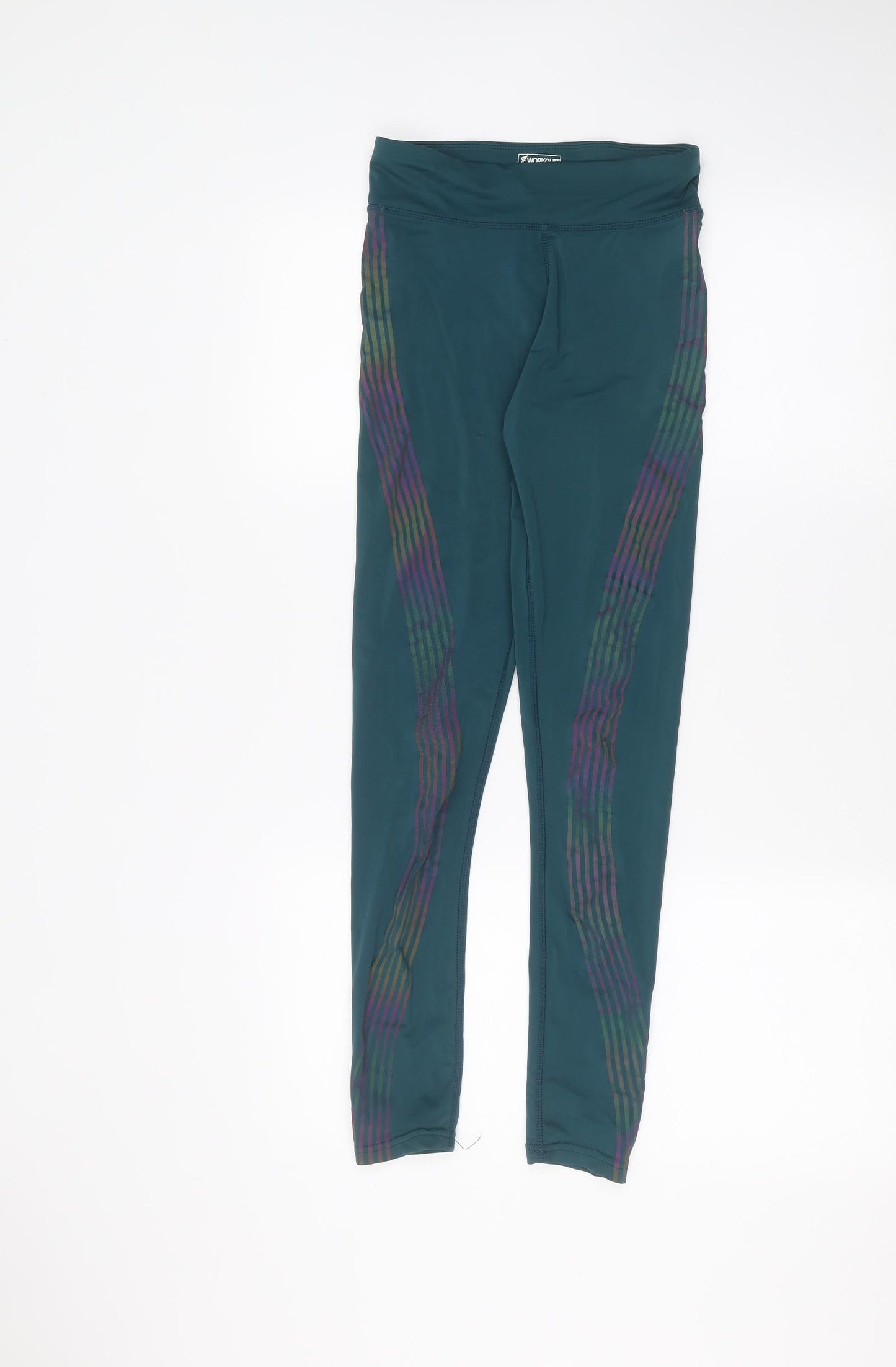 workout Womens Blue   Jogger Leggings Size 8 L25 in