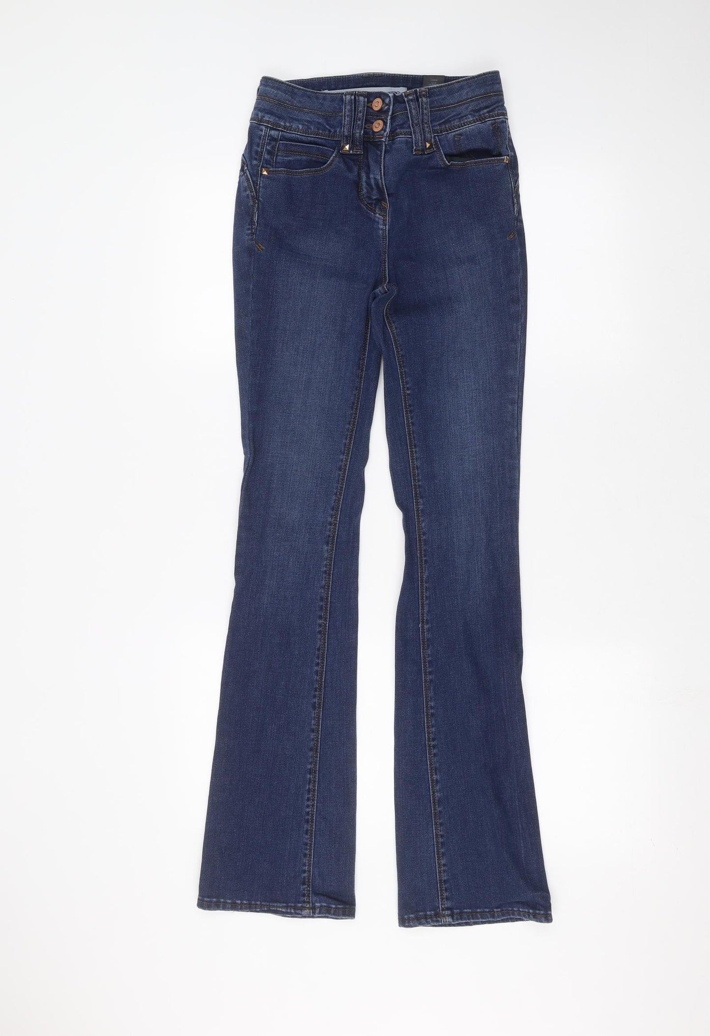 NEXT Womens Blue  Denim Bootcut Jeans Size 6 L29 in