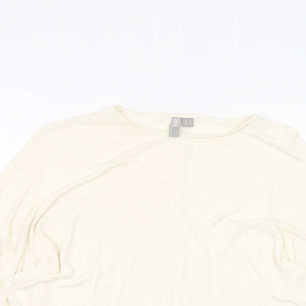 ASOS Womens White   Basic T-Shirt Size 10