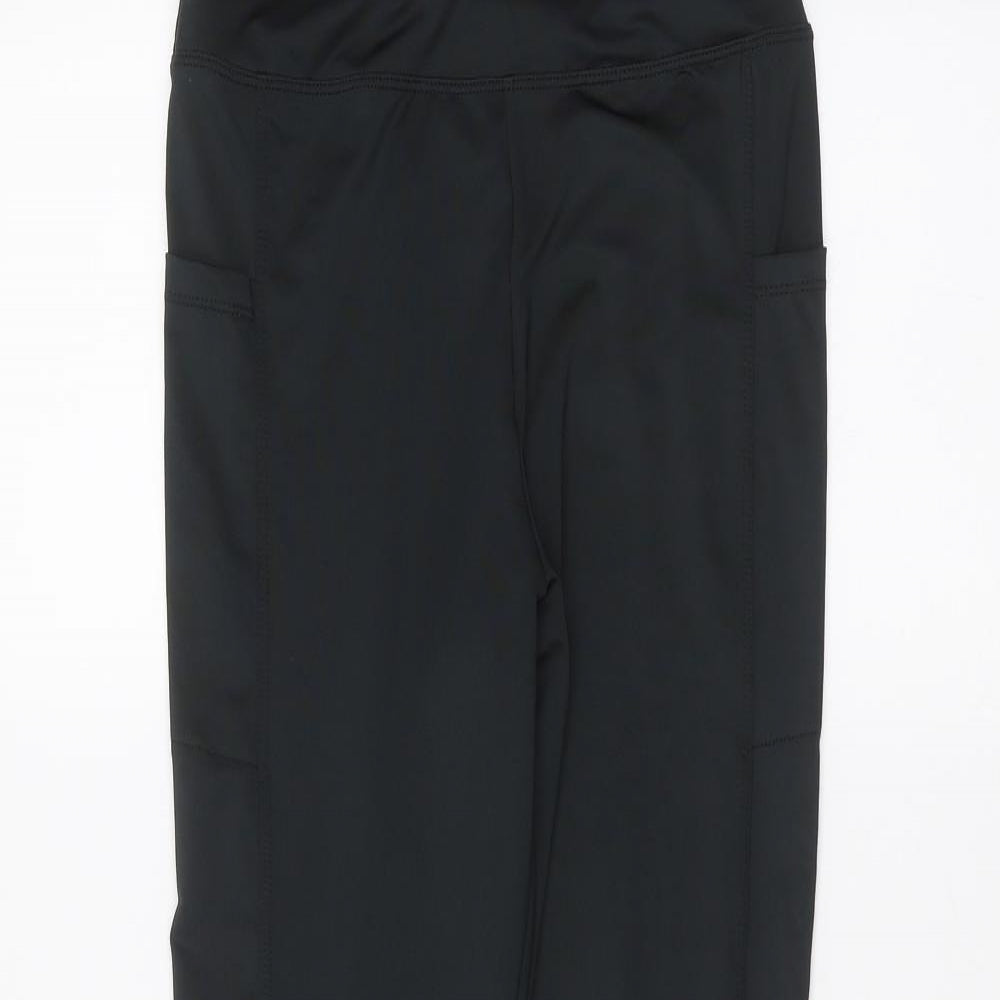 Nasty Gal Womens Black   Jogger Leggings Size 10 L24 in