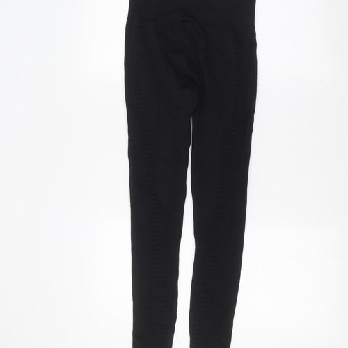 South Beach Womens Black   Jogger Leggings Size XS L26 in