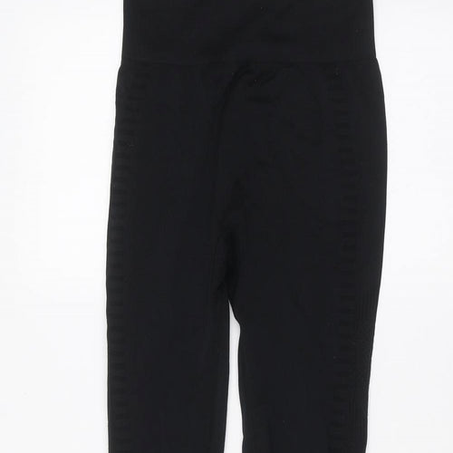 South Beach Womens Black   Jogger Leggings Size XS L26 in