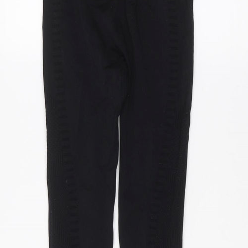 South Beach Womens Black   Jogger Leggings Size XS L26 in