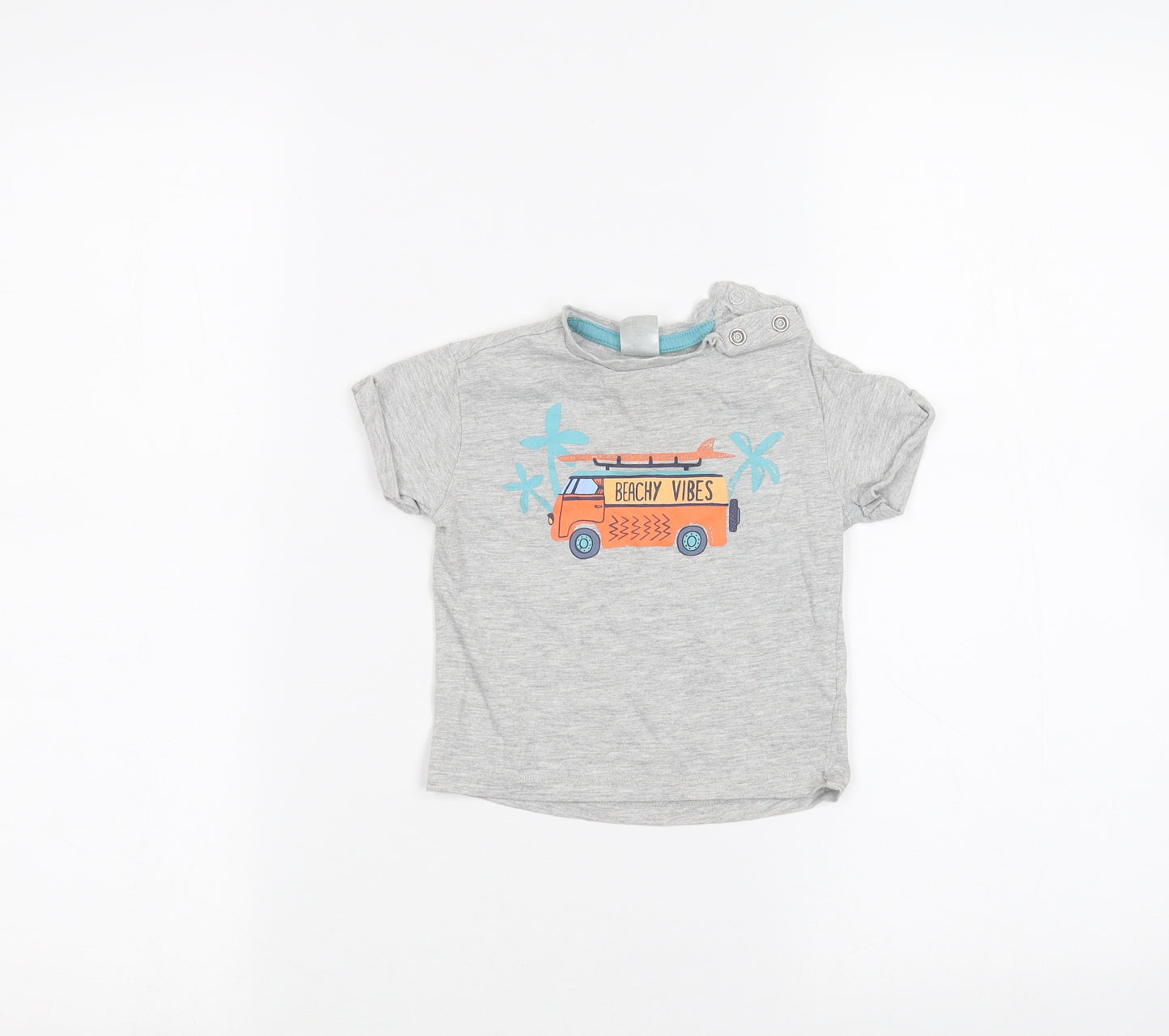 H&M Baby Grey   Basic T-Shirt Size 3-6 Months