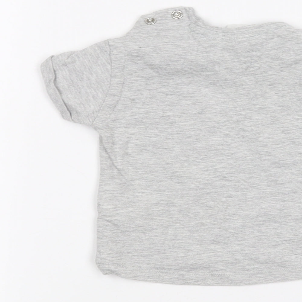 H&M Baby Grey   Basic T-Shirt Size 3-6 Months