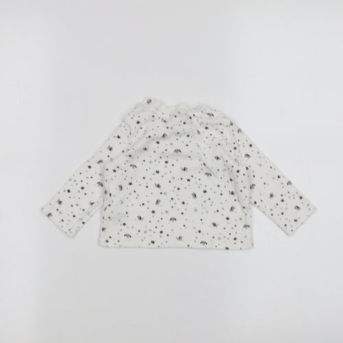 F&F Baby White   Basic T-Shirt Size 0-3 Months