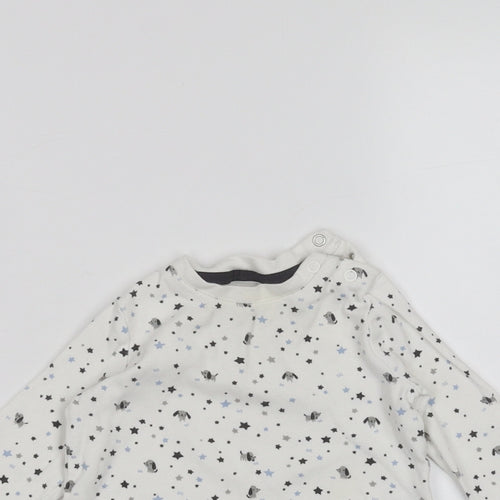 F&F Baby White   Basic T-Shirt Size 0-3 Months
