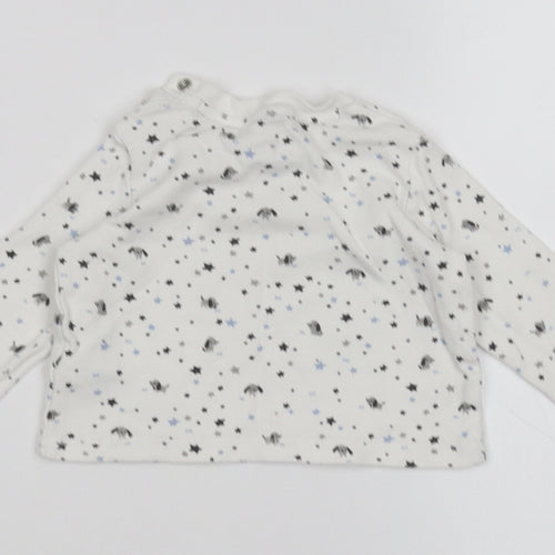 F&F Baby White   Basic T-Shirt Size 0-3 Months