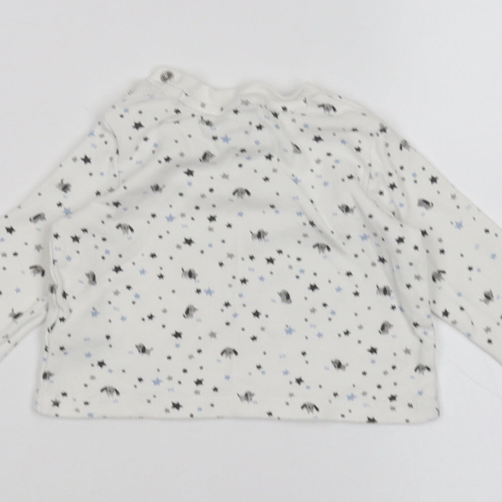 F&F Baby White   Basic T-Shirt Size 0-3 Months