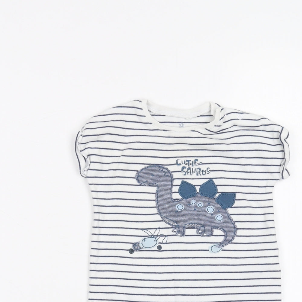 NEXT Baby White   Babygrow One-Piece Size 3-6 Months