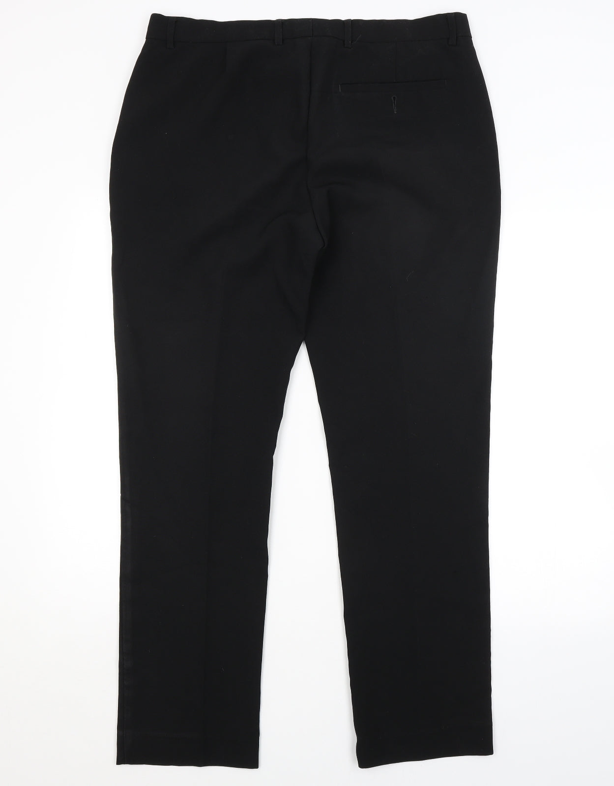 Peacocks Mens Black   Trousers  Size 36 L29 in