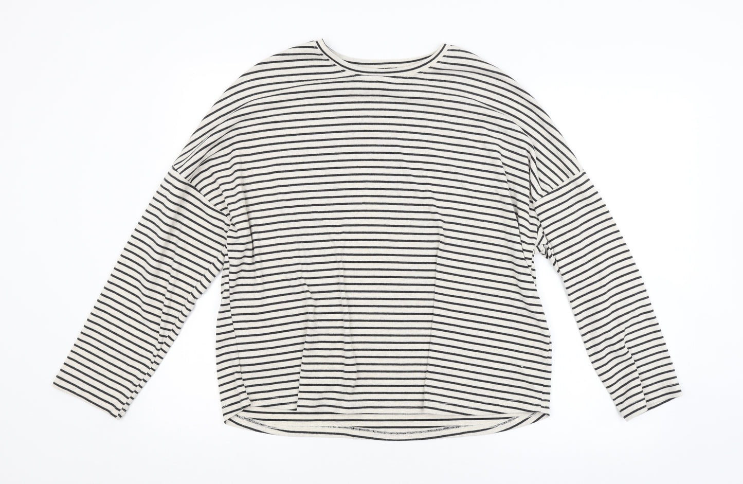 New Look Womens Beige Striped  Pullover Jumper Size 16