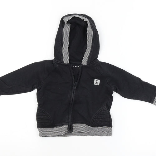 Nutmeg Baby Black   Basic Coat Coat Size 6-9 Months