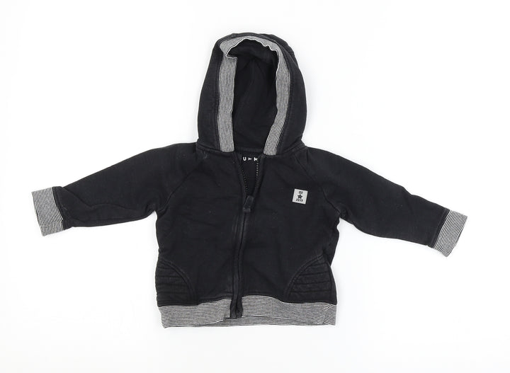 Nutmeg Baby Black   Basic Coat Coat Size 6-9 Months
