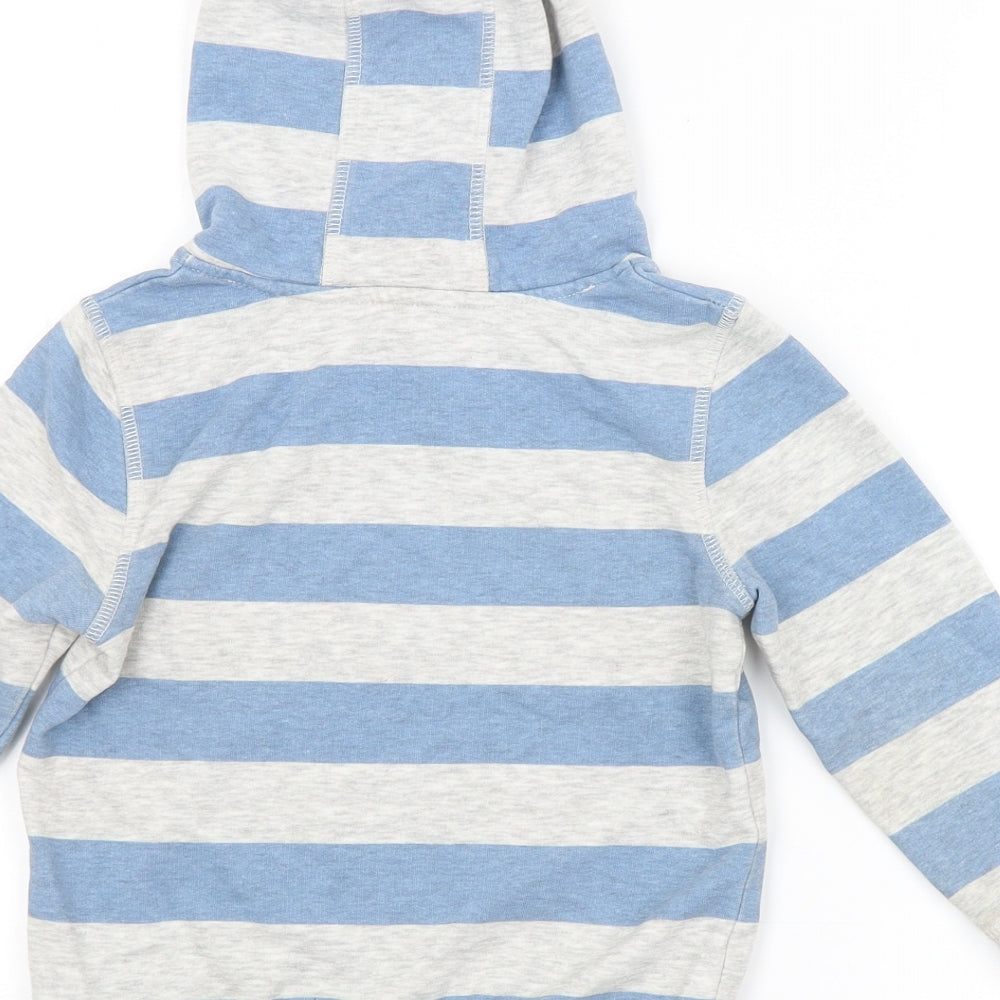 George Boys Multicoloured Striped  Pullover Hoodie Size 3-4 Years