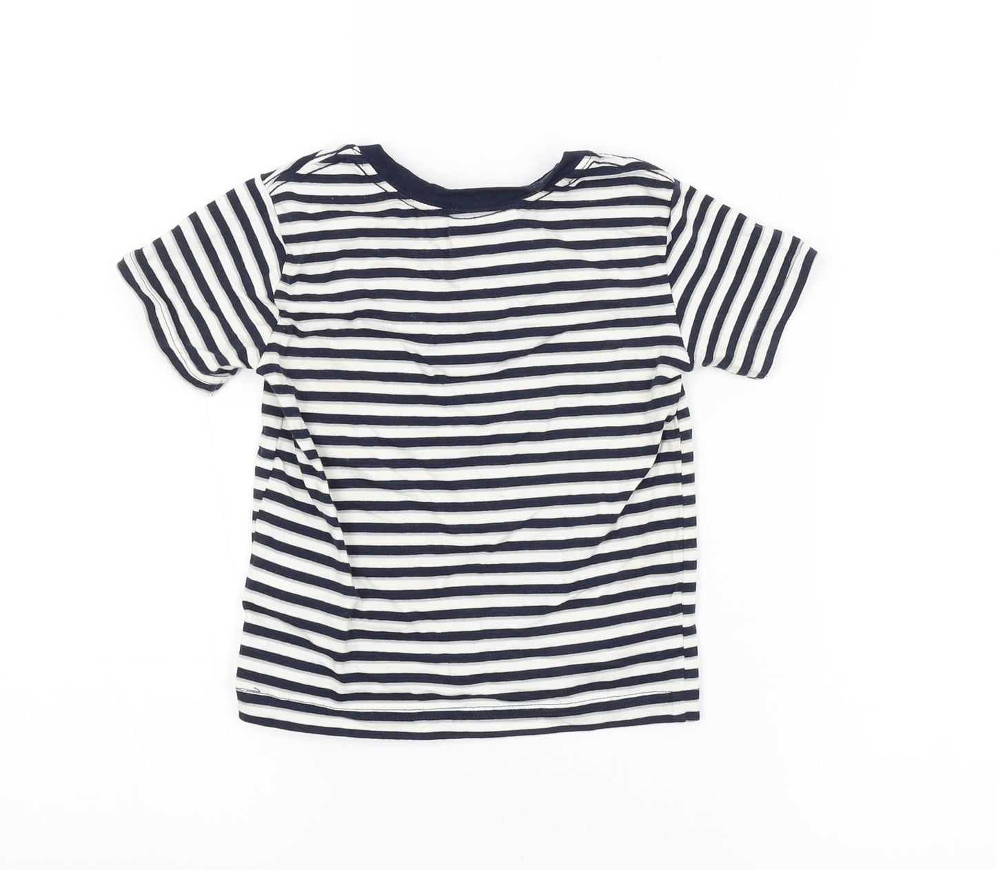 Jarvis Archer Baby Blue Striped  Basic T-Shirt Size 18-24 Months