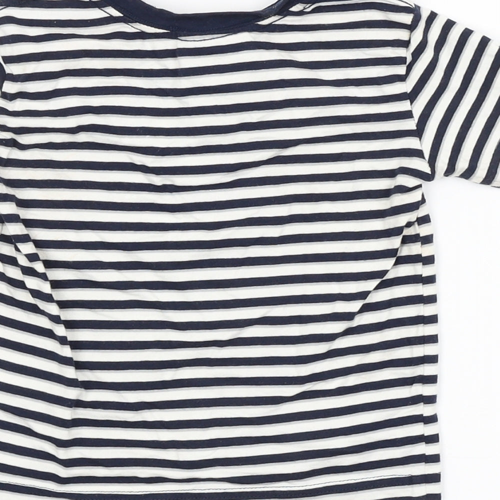 Jarvis Archer Baby Blue Striped  Basic T-Shirt Size 18-24 Months