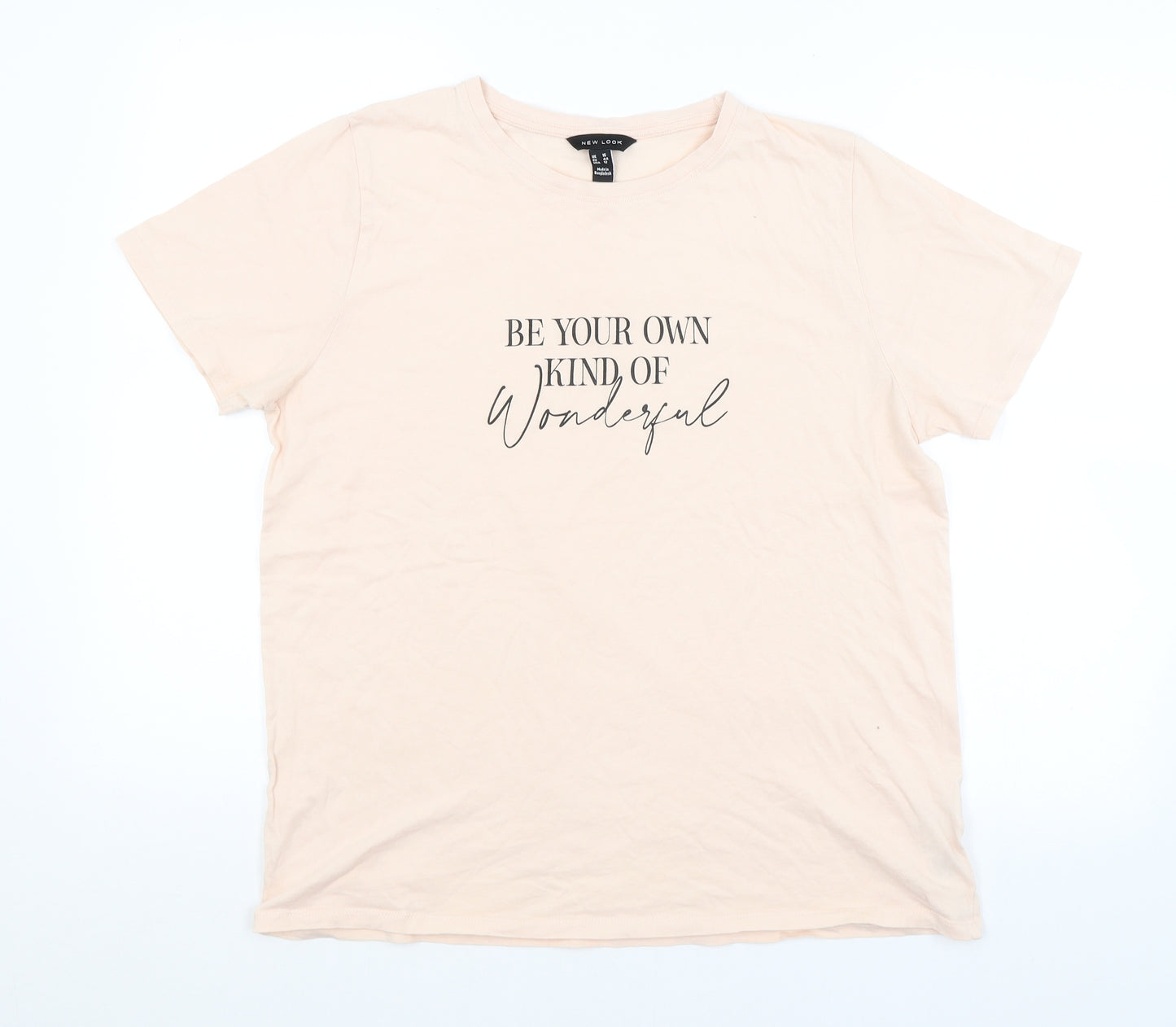 New Look Womens Pink   Basic T-Shirt Size 16