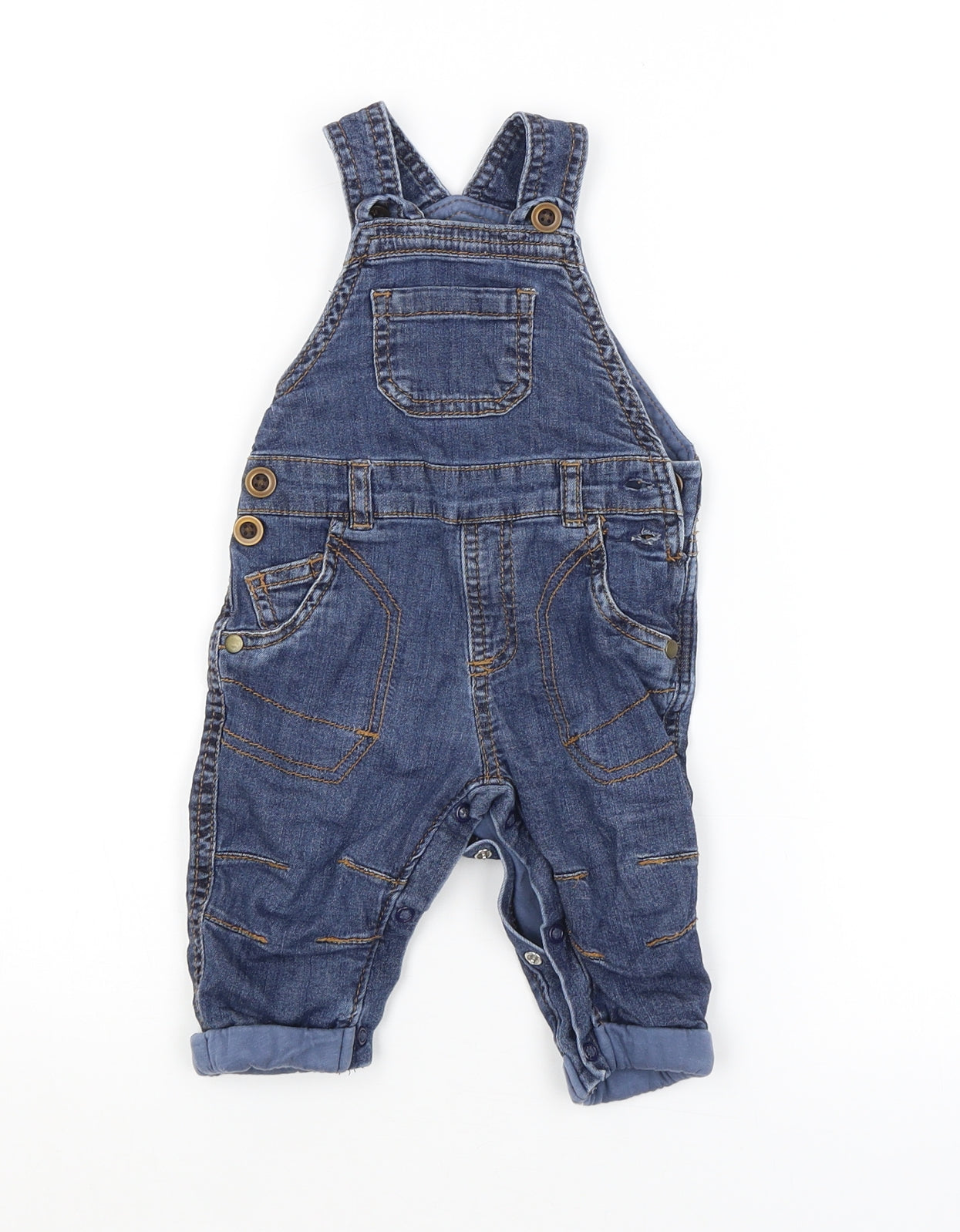 George Baby Blue   Dungaree One-Piece Size 3-6 Months