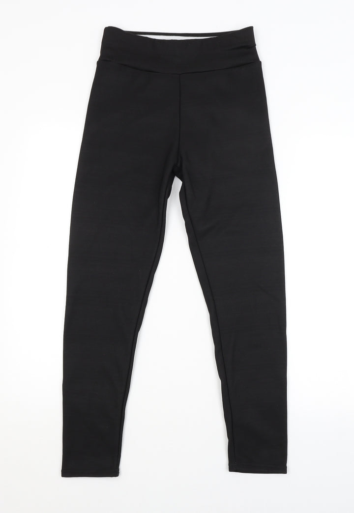 Preworn Womens Black Jogger Leggings Size S L26 in