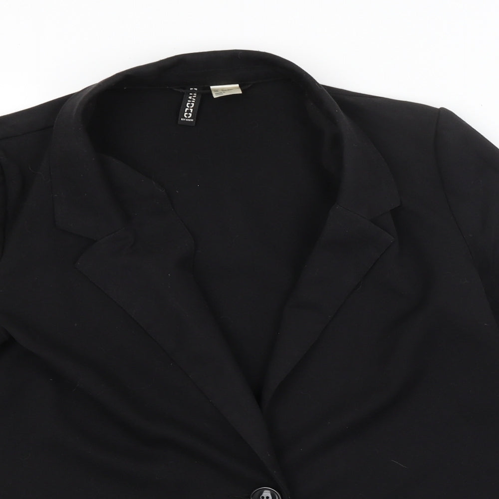 H&M Womens Black   Jacket Blazer Size 8
