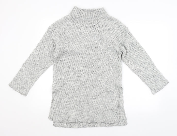 Atmosphere Womens Grey Striped  Pullover Jumper Size 10