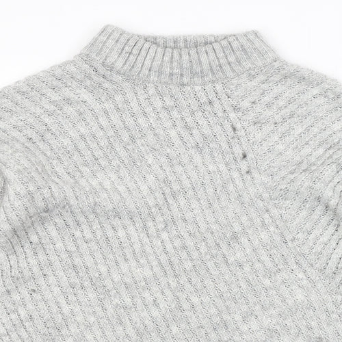 Atmosphere Womens Grey Striped  Pullover Jumper Size 10