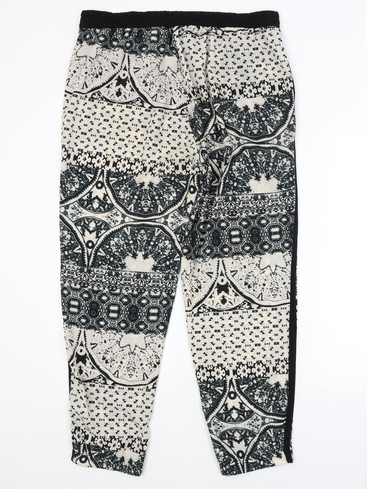 Encuento Womens Multicoloured Argyle/Diamond  Bloomer Trousers Size XL L29 in