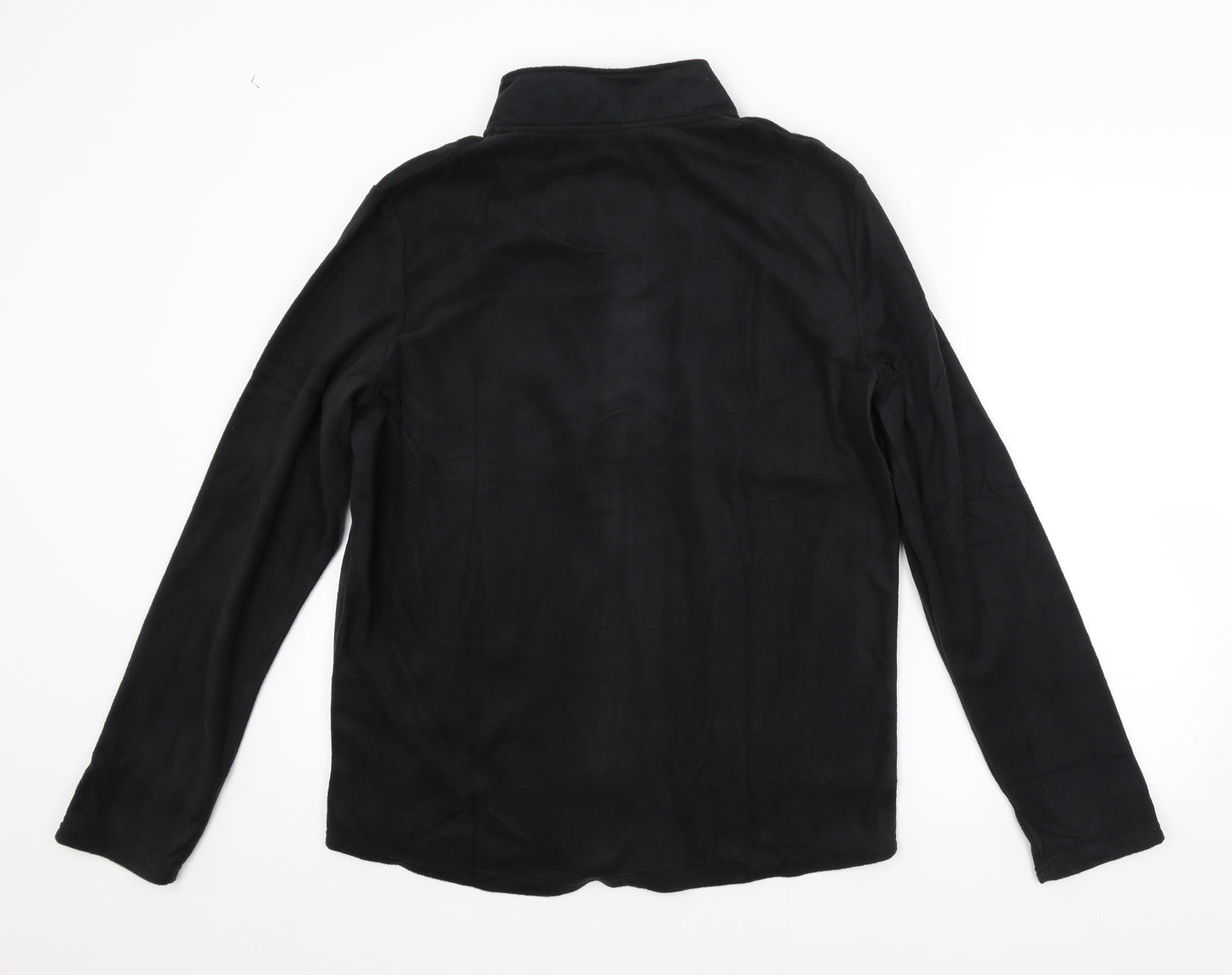 Crane Mens Black   Full Zip Sweatshirt Size L