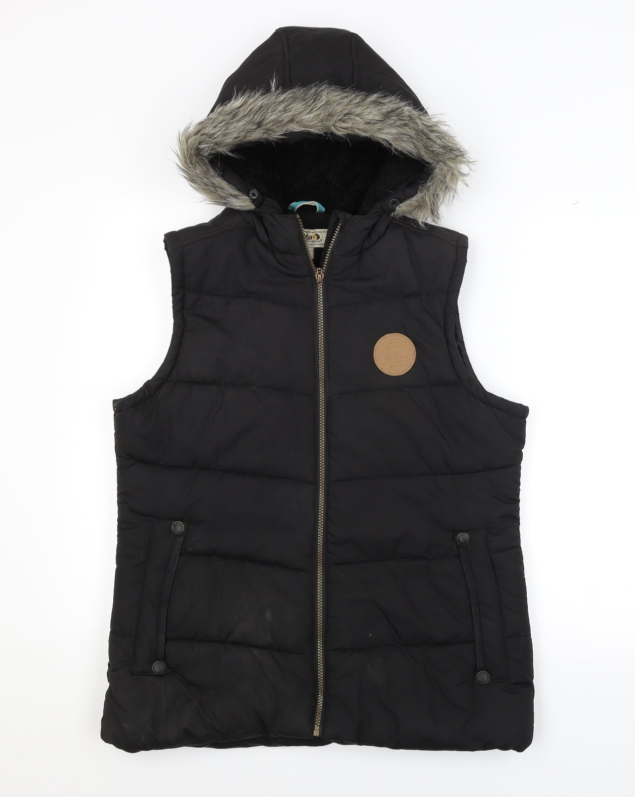 Regatta Womens Black   Vest Hoodie Size 14