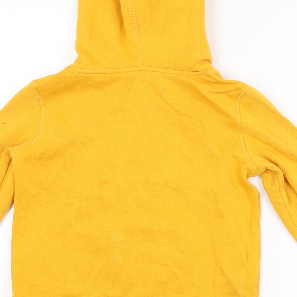 H&M Girls Yellow   Pullover Hoodie Size 9-10 Years