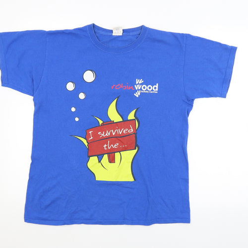 Preworn Boys Blue   Basic T-Shirt Size XL