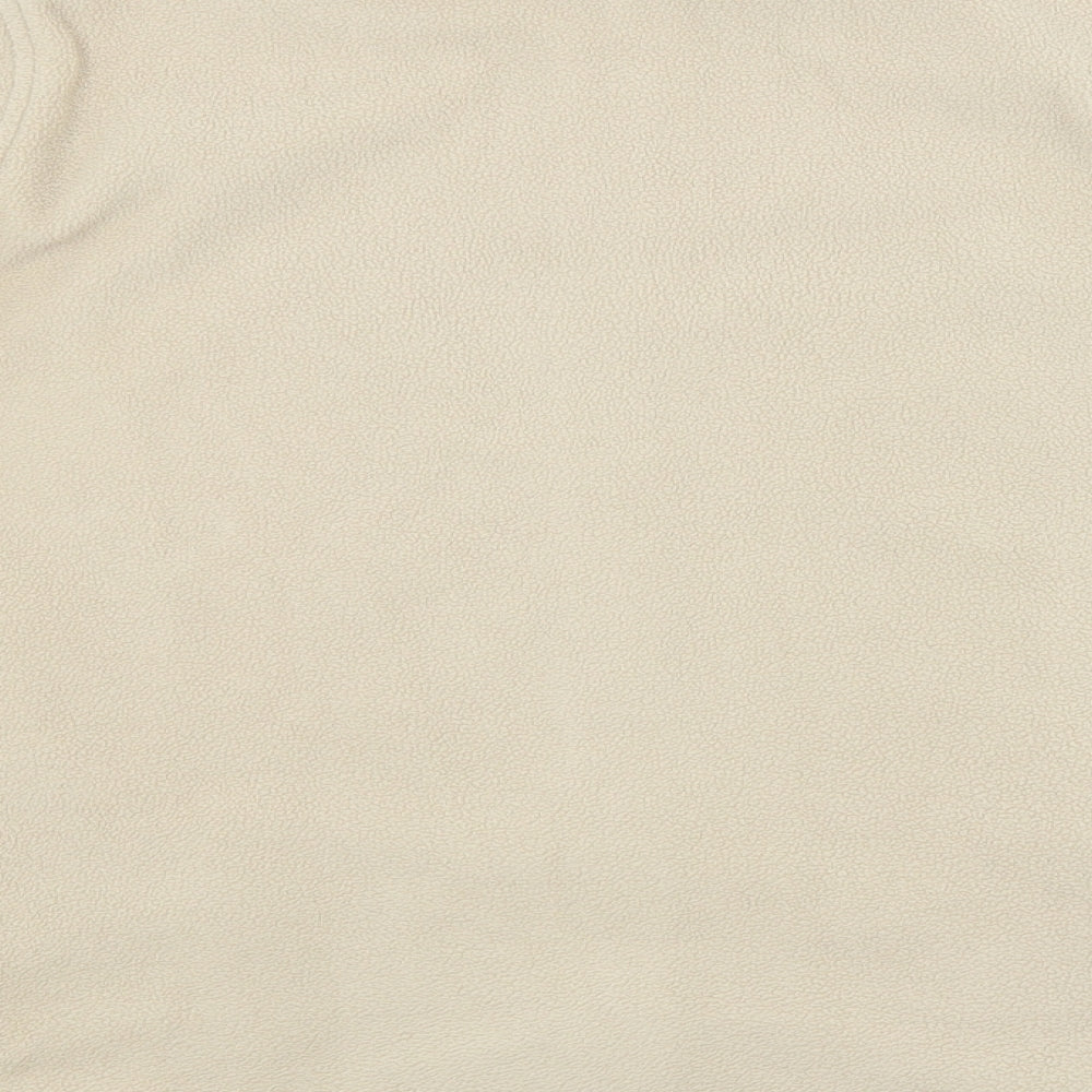EWM Womens Beige   Full Zip Sweatshirt Size 14