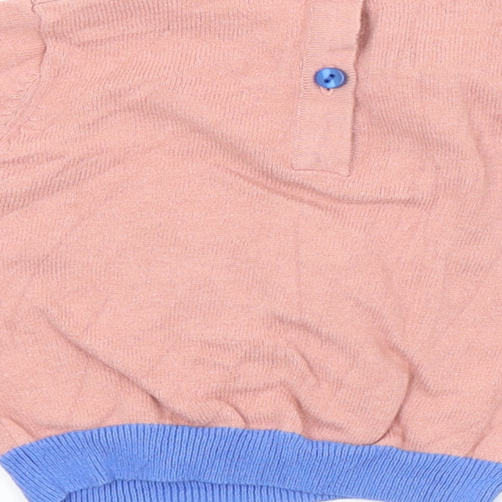 mamas & papas Baby Pink   Pullover Jumper Size 3-6 Months  - PENGUIN