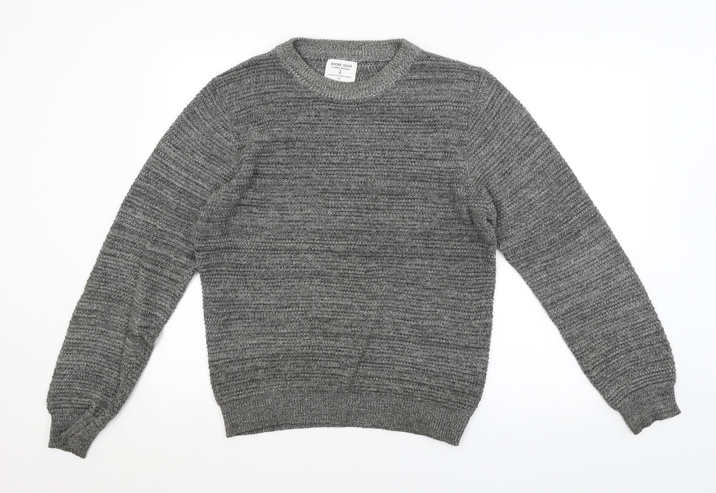 SHORE LEAVE Mens Grey   Pullover Jumper Size M
